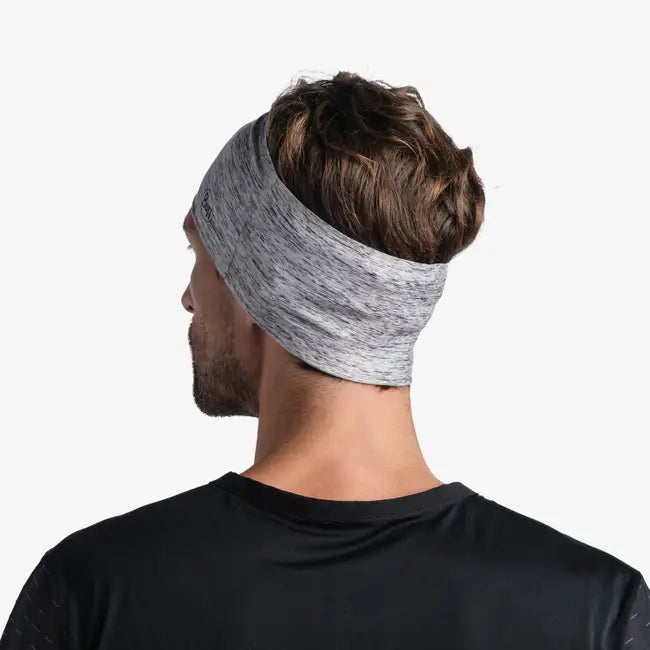BUFF Coolnet UV Wide Headband - HTR Silver Grey