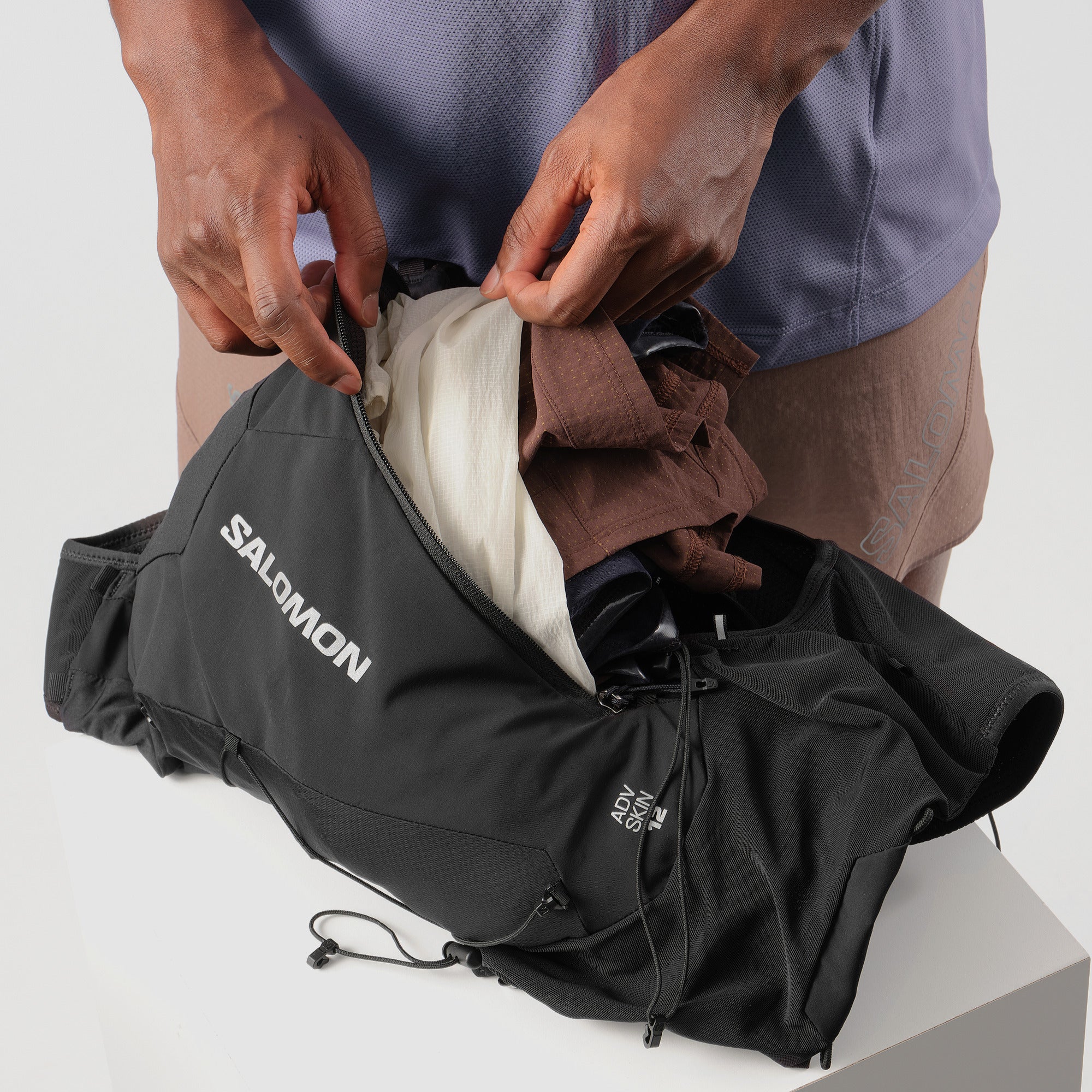 SALOMON サロモン / ADV SKIN 12 L size SALOMON Adv Skin 12 Running Vest 12L