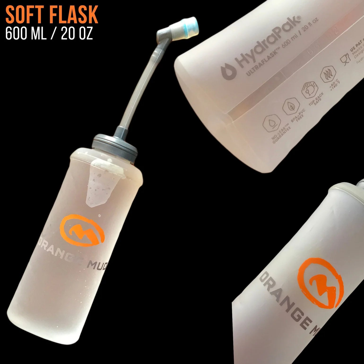 ORANGE MUD Soft Flask 600 ml