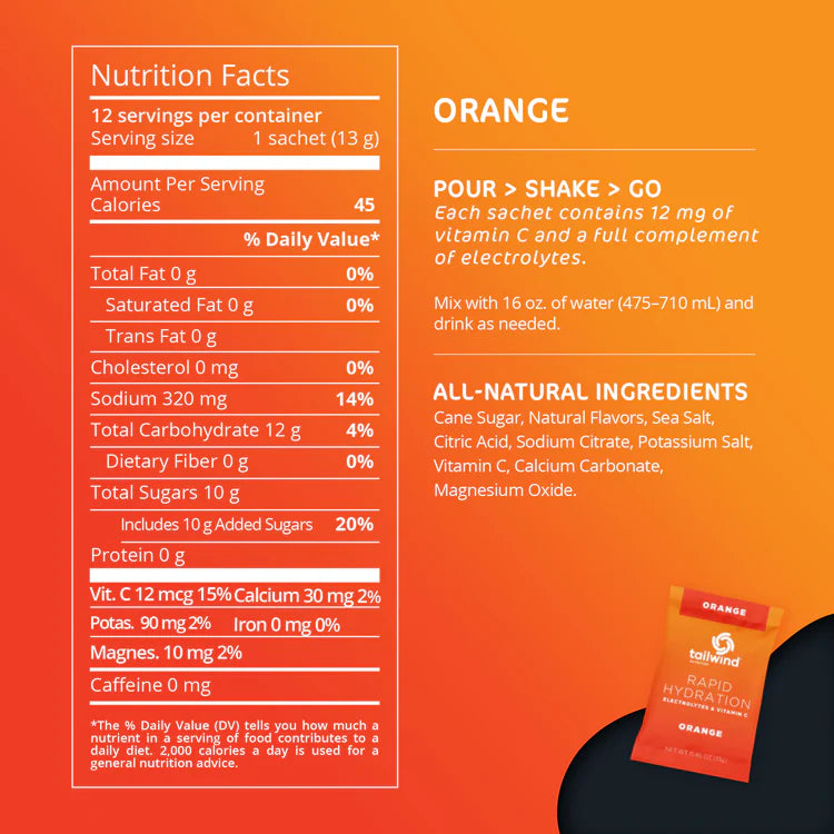 TAILWIND Rapid Hydration - Orange
