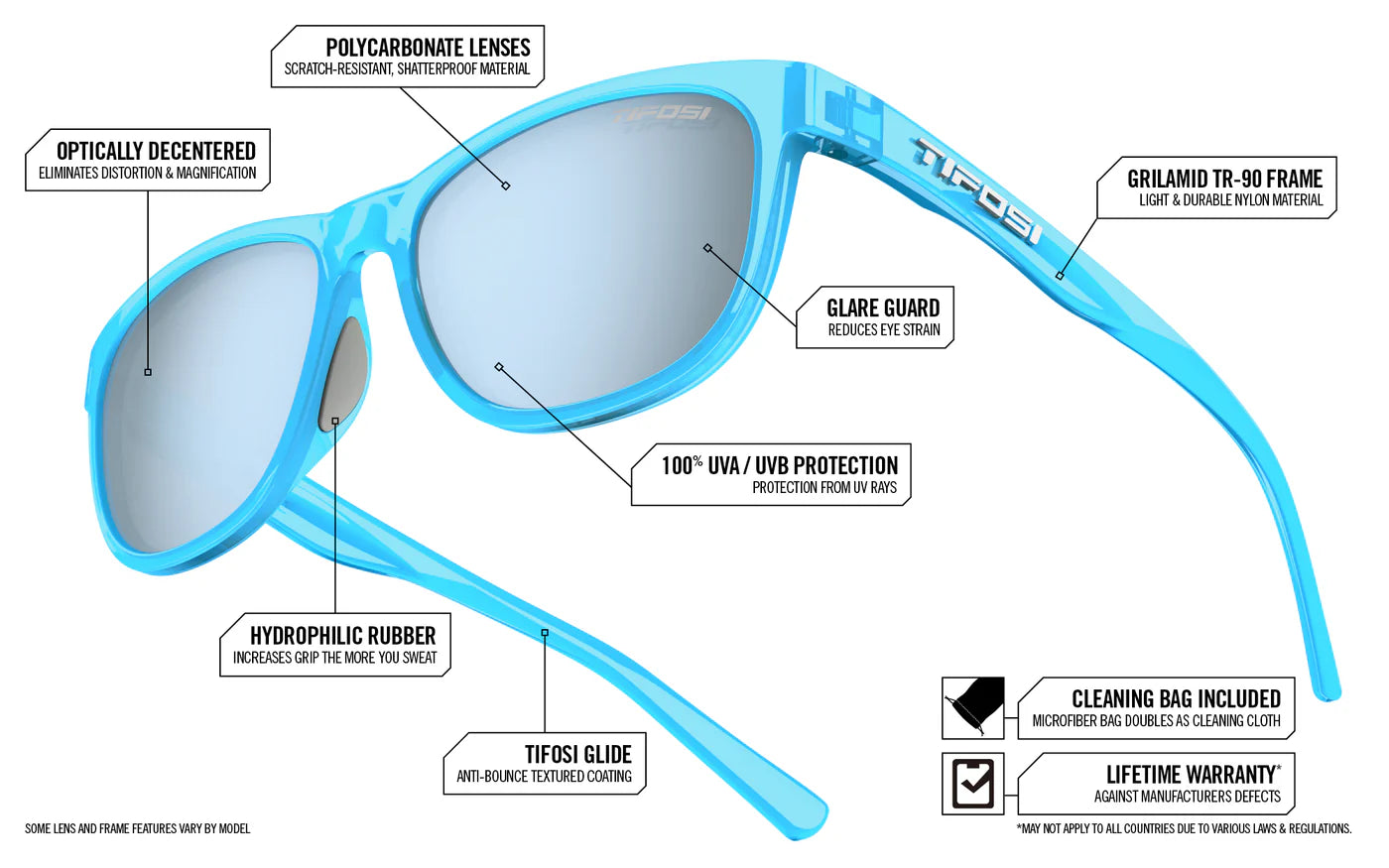 TIFOSI Swank Sport Sunglasses - Crystal Brown / Onyx