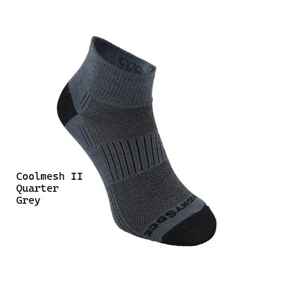 WRIGHTSOCK Coolmesh II Quarter Anti-Blister Socks