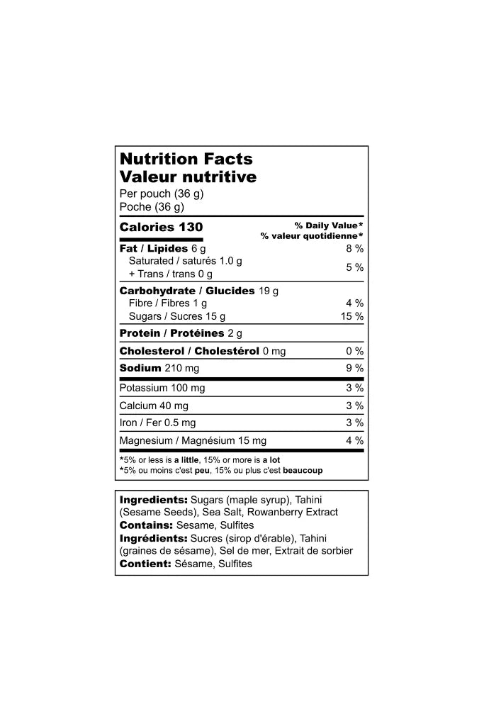 THN LABS Tahini (Sesame) Energy Gels