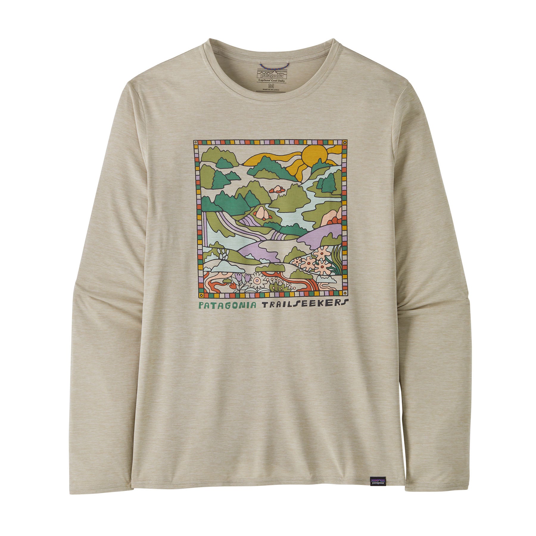 PATAGONIA Long-Sleeved Capilene® Cool Daily Graphic Shirt - Lands - Men's