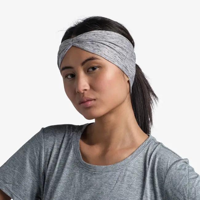 BUFF Coolnet UV Ellipse Headband - HTR Silver Grey