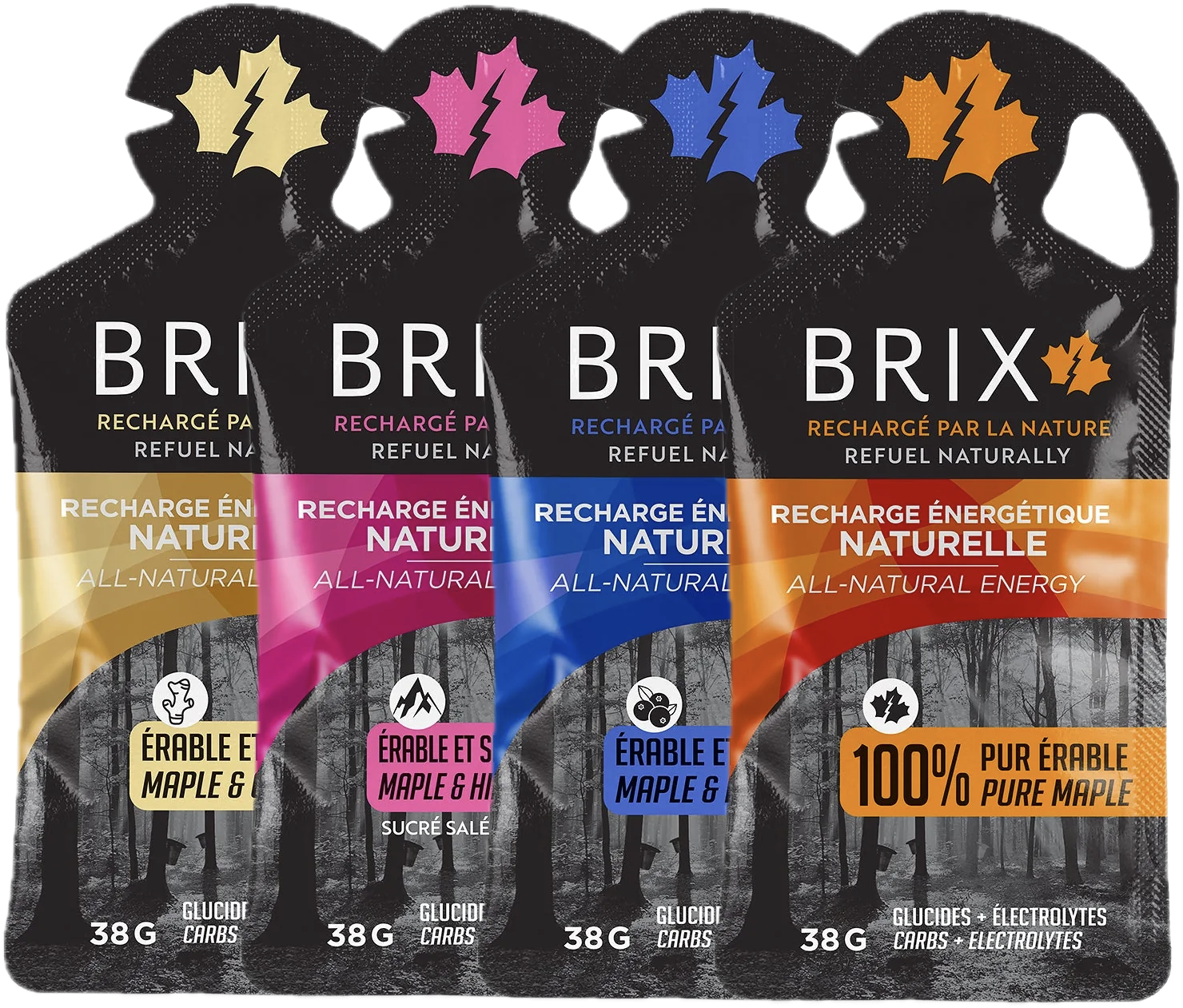 BRIX Maple Energy Gels