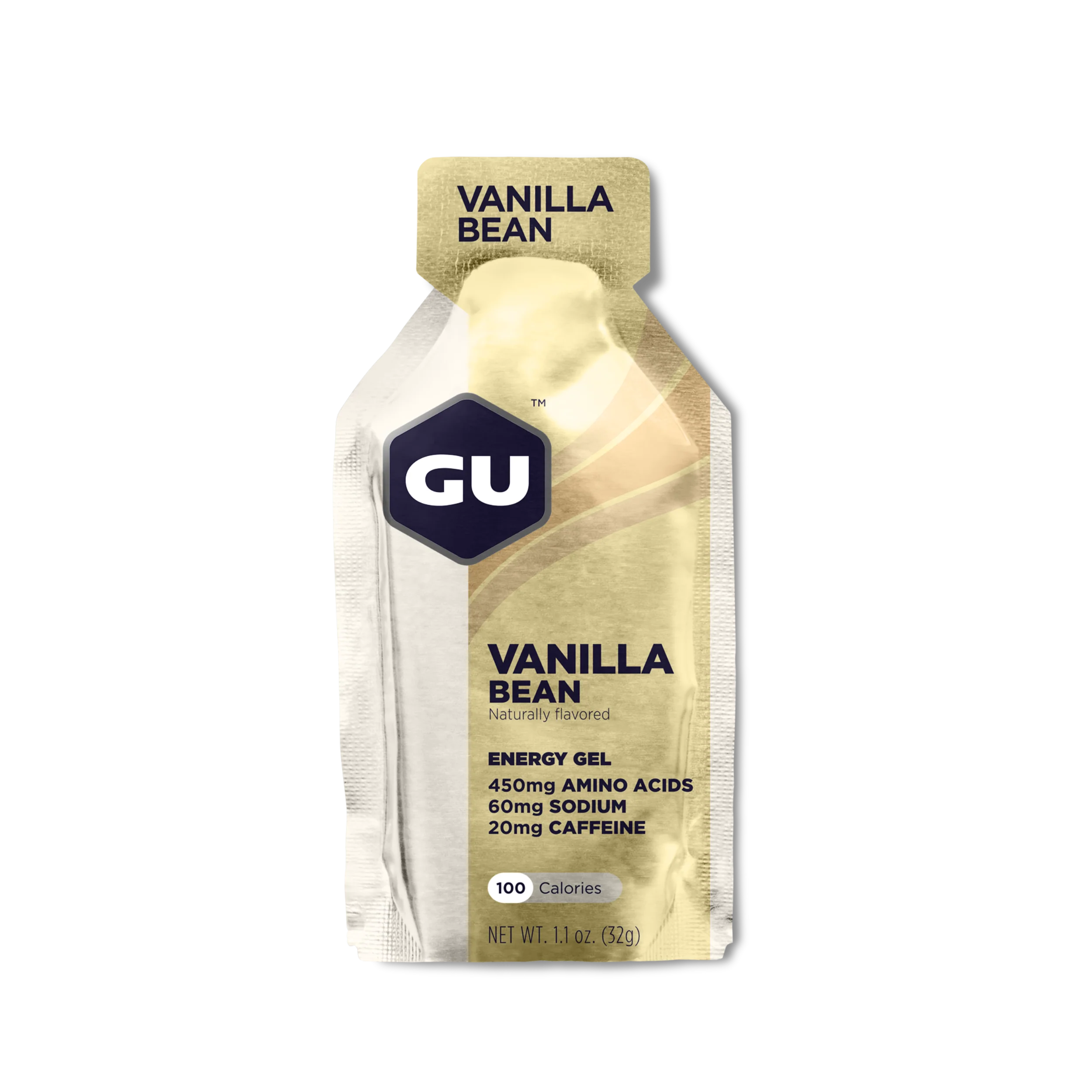 GU Energy Gel - Vanilla Bean (4pk)