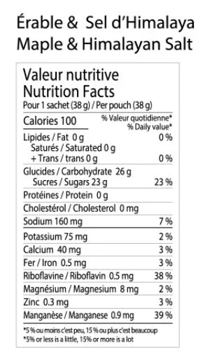 BRIX Maple Energy Gels