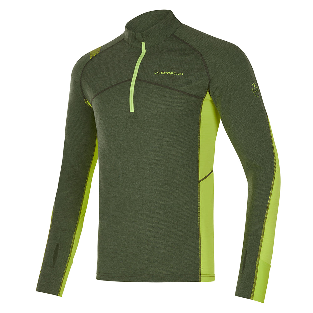Men Long Sleeves V-Neck T-Shirt Fitness Outdoor Sportswear