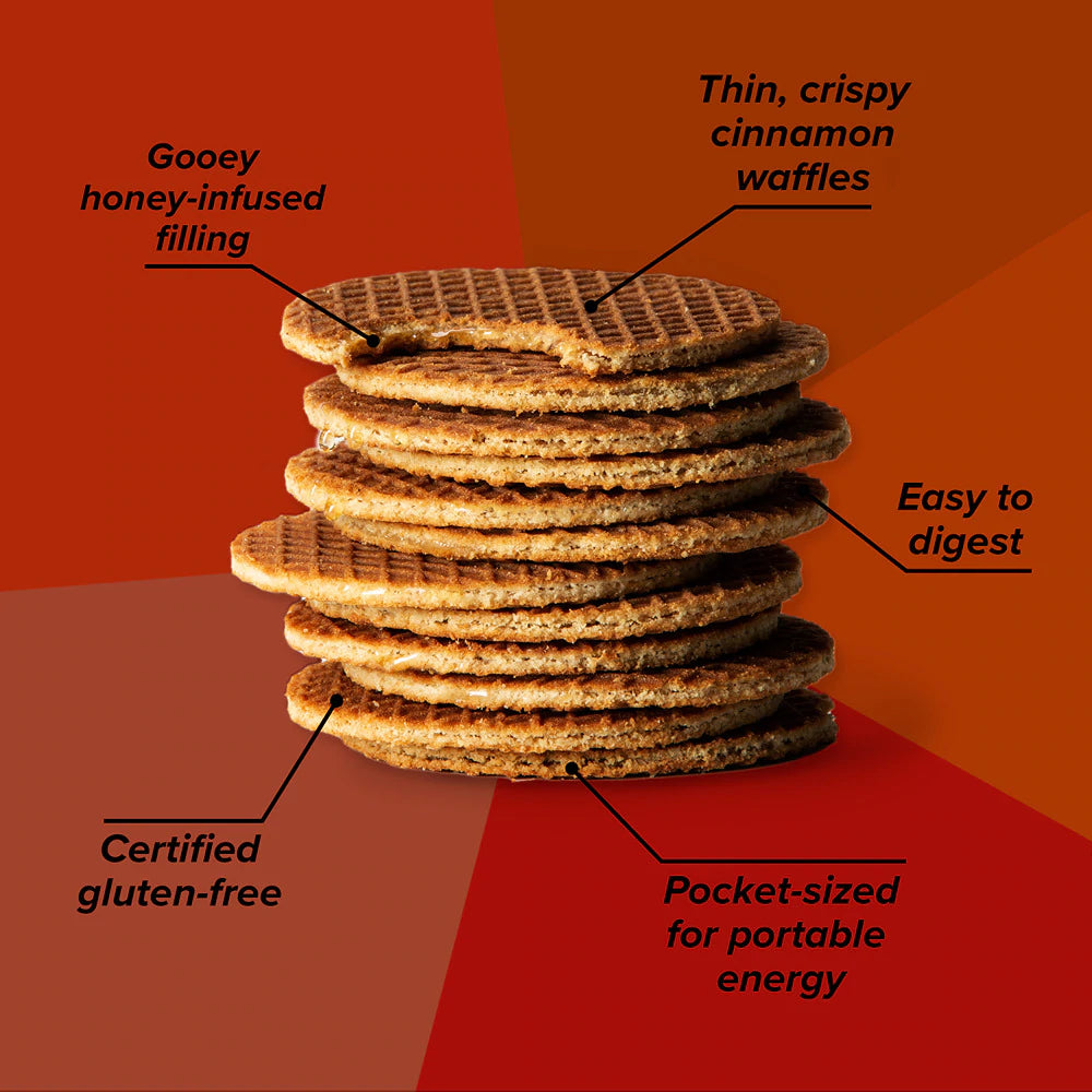 HONEY STINGER Gluten-Free Waffles - Cinnamon (4pk)
