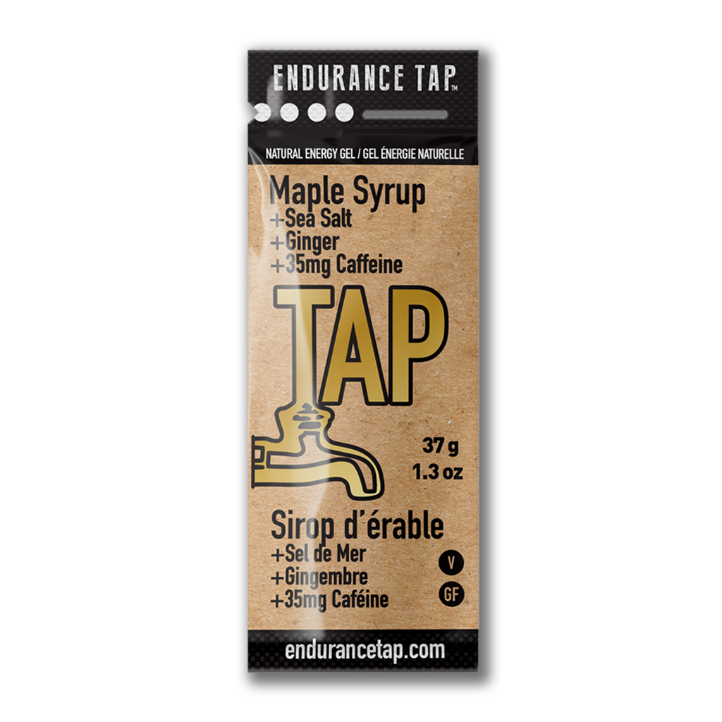 ENDURANCE TAP Caffeinated Salted Maple Energy Gel (4pk)