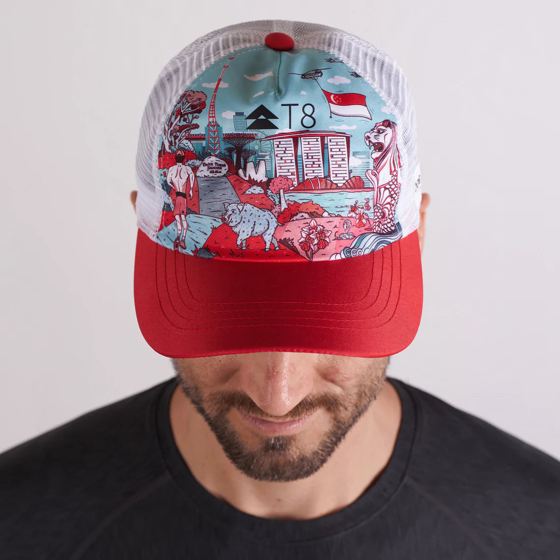 T8 BOCO Technical Trucker Hat - Singapore by Daniel Ng