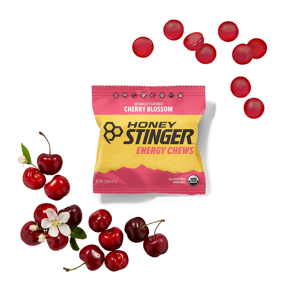 HONEY STINGER Energy Chews - Cherry Blossoms (4pk)