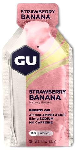 GU Energy Gel - Strawberry Banana (4pk)