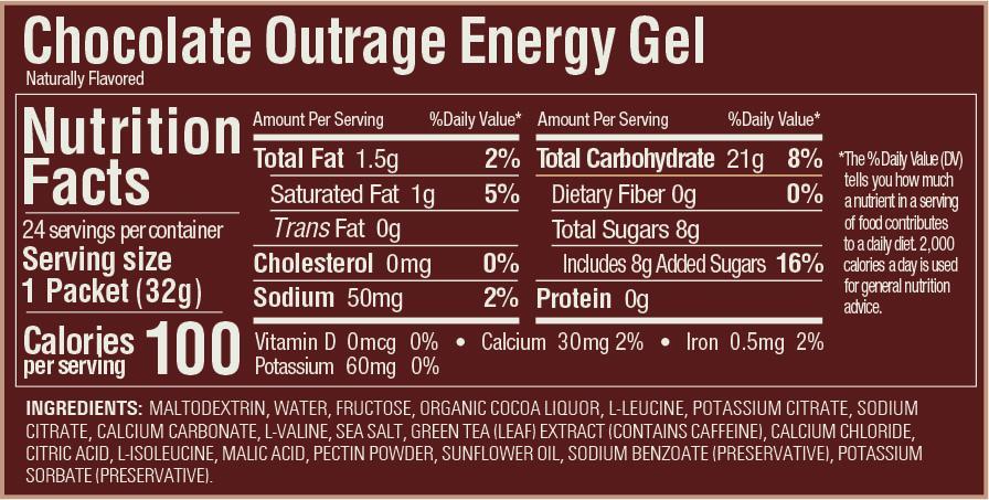 GU Energy Gel - Chocolate Outrage (4pk)