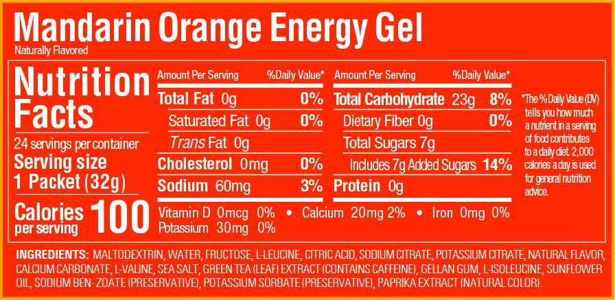 GU Energy Gel - Mandarin Orange (4pk)