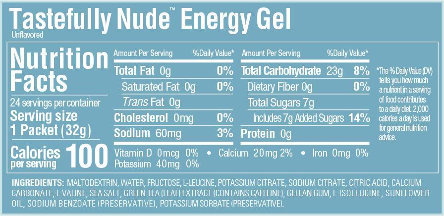 GU Energy Gel - Tastefully Nude (4pk)