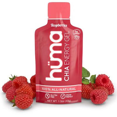 HUMA Chia Energy Gel - Raspberry (Caffeinated) (4pk)