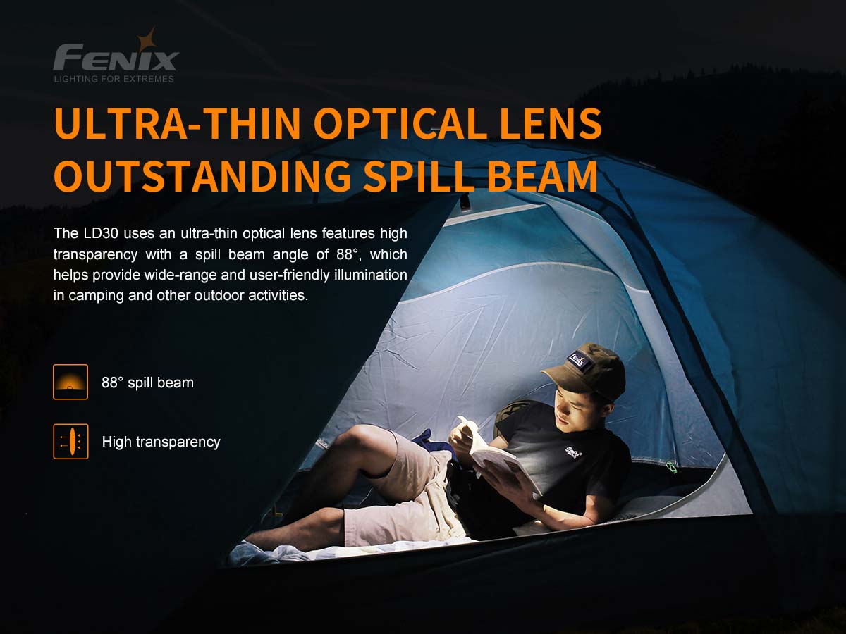 FENIX LD30 Rechargeable Flashlight - 1,600 lumens