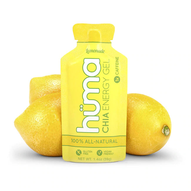 HUMA Chia Energy Gel - Lemonade (Caffeinated) (4pk)