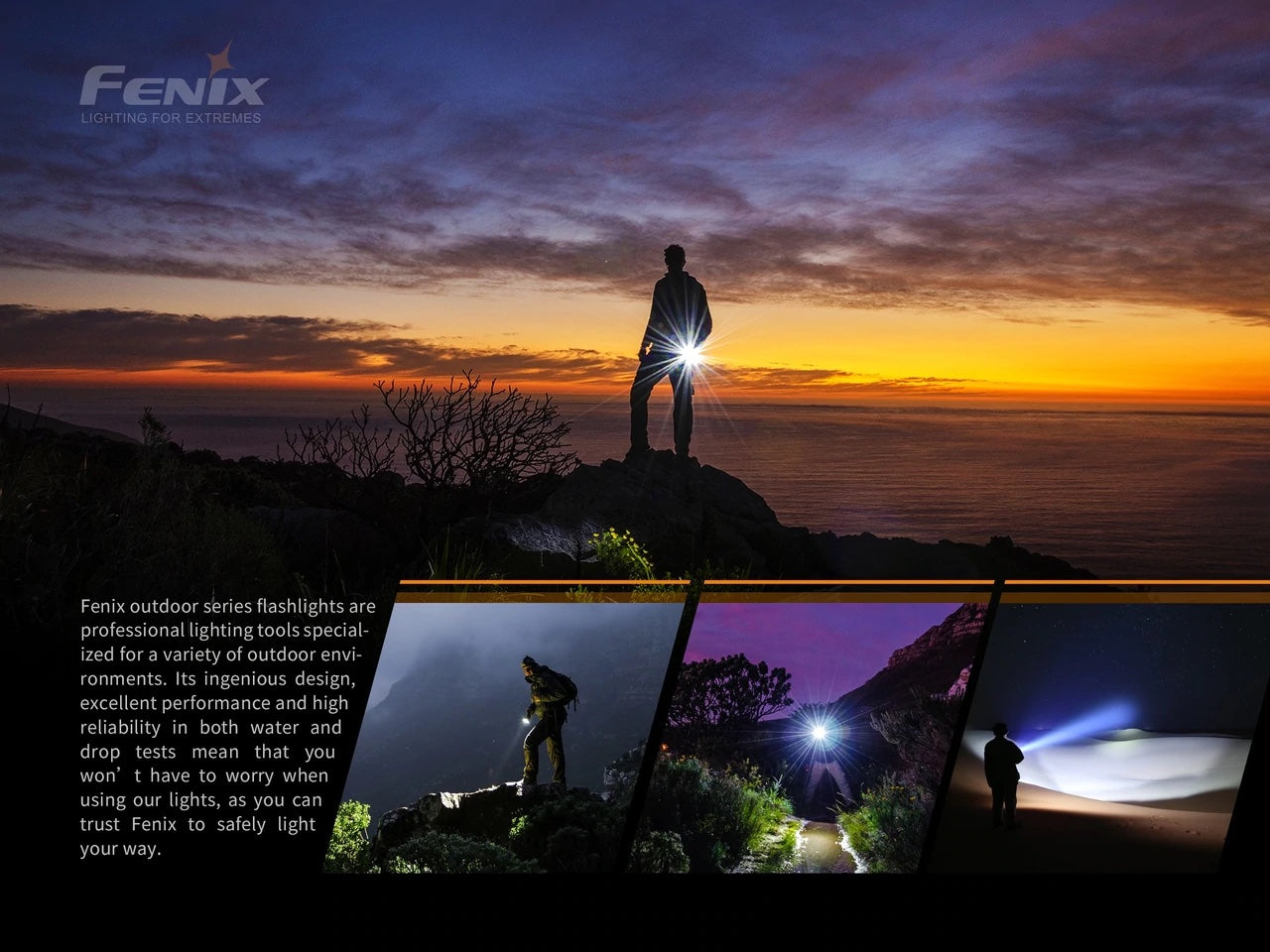 FENIX PD40R V2.0 Rechargeable Flashlight - 3,000 Lumens