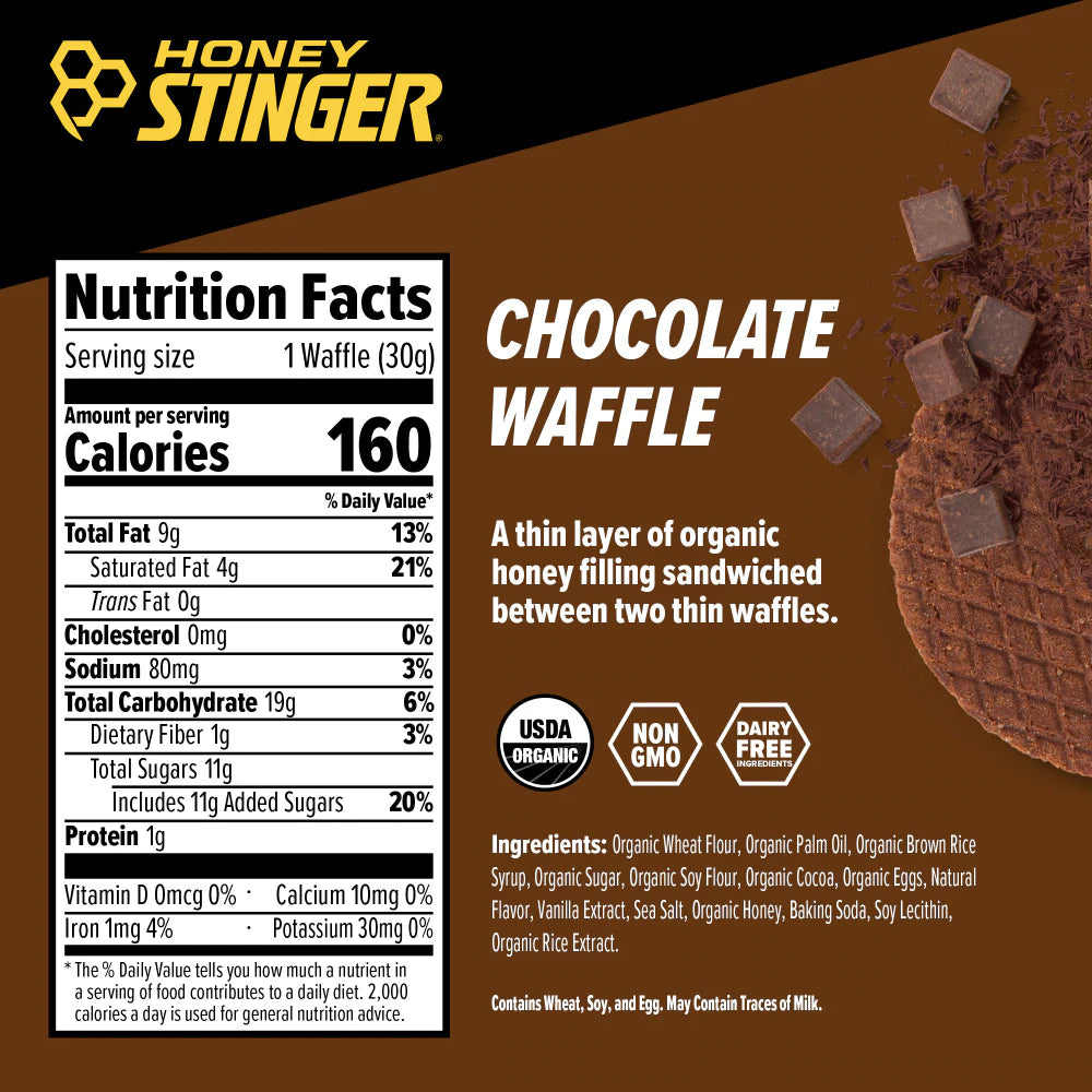 HONEY STINGER Waffles - Chocolate (4pk)