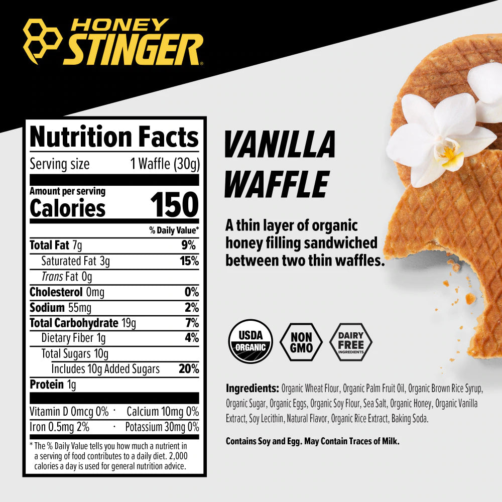 HONEY STINGER Waffles - Vanilla (4pk)