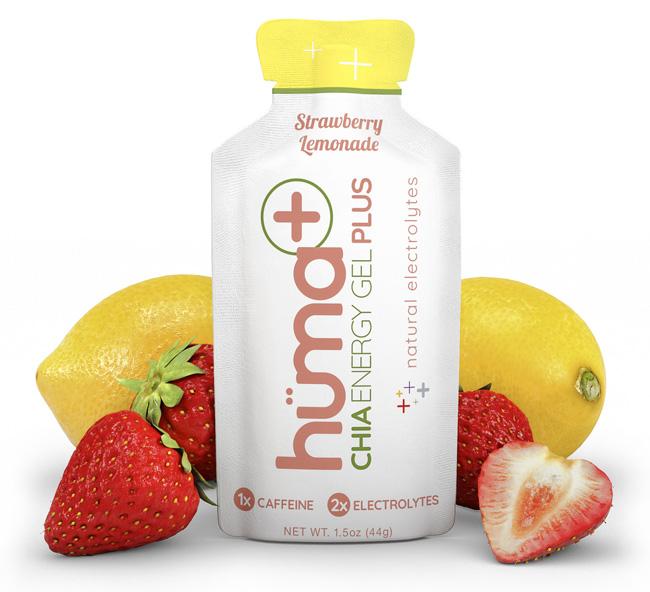 HUMA Chia Energy Gel Plus - Strawberry Lemonade (4pk)