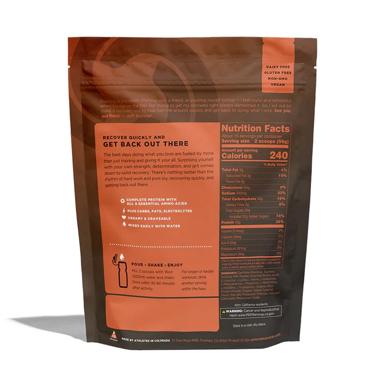 TAILWIND Rebuild Recovery Drink Mix - Salted Caramel