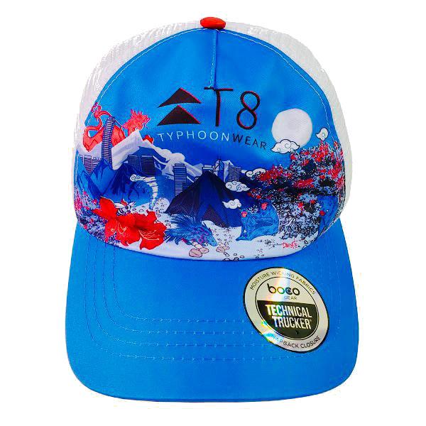 T8 BOCO Technical Trucker Hat - Hong Kong by Tanya aka Pirate (Relaxed Fit)