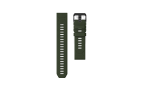  FitTurn Compatible for Coros Vertix 2 Watch Band (Not for Vertix),  Sport Soft Silicone Flexible Watch Strap Quick Fit Silicone Band Strap for Coros  Vertix 2 Vertix2 Smart Watch (Black+Blue) 