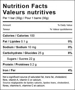 XACT NUTRITION Energy Fruit Bars - Strawberry (4pk)