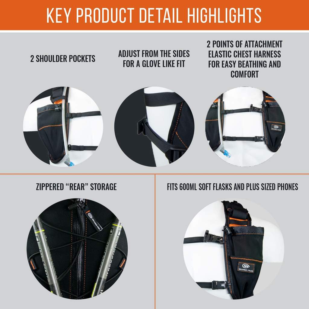 ORANGE MUD Endurance Pack 4L - v2.0 (2L bladder, 4L cargo)