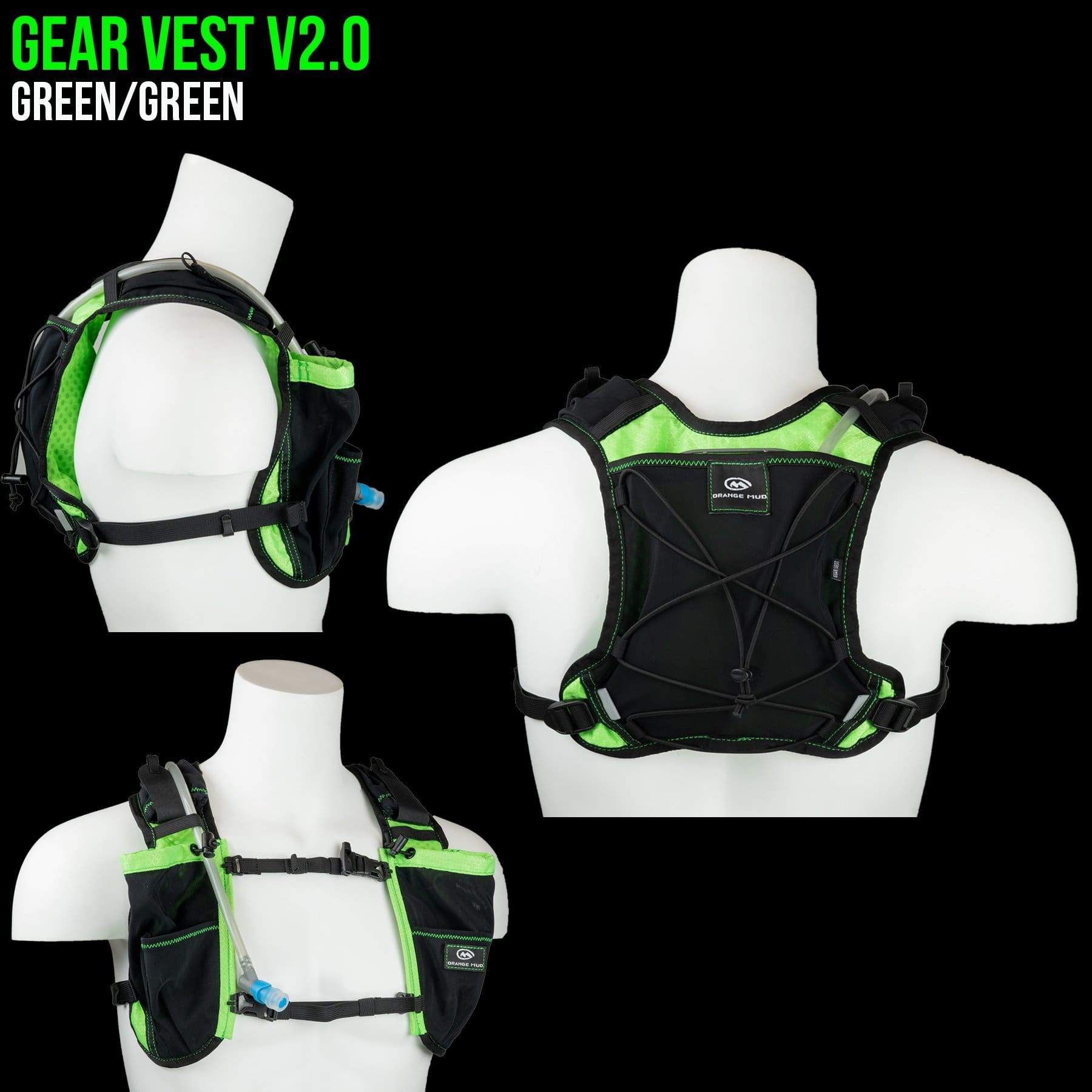 ORANGE MUD Gear Vest v2.0 (1L Bladder, 2L total cargo)
