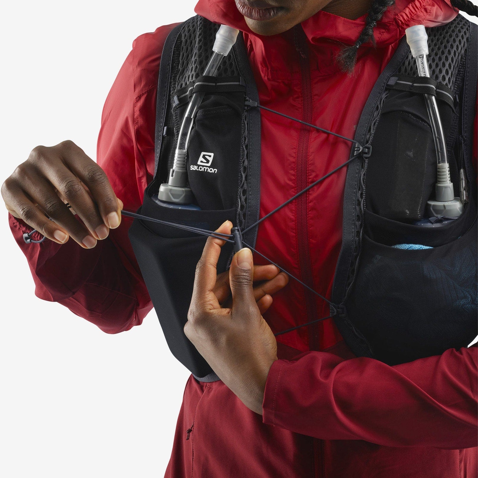 Salomon] Hydration Vest Rucksack Backpack ACTIVE SKIN 4 SET (Active Skin 4  Set)