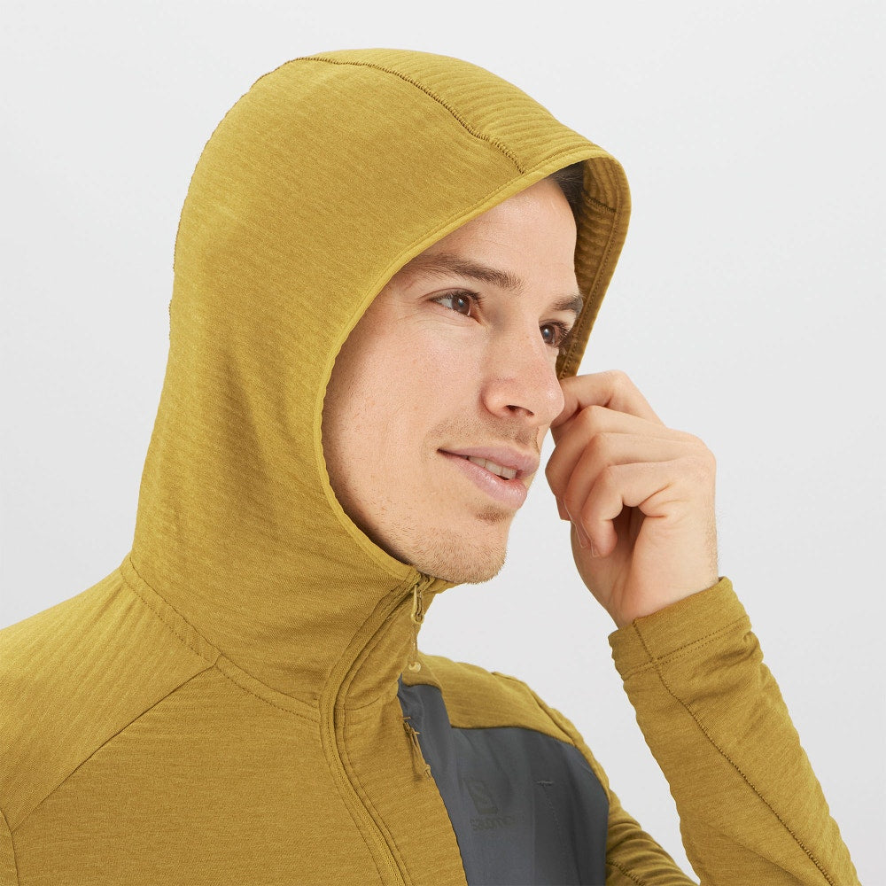 SALOMON Essential Lightwarm Hooded Midlayer Jacket - Men's