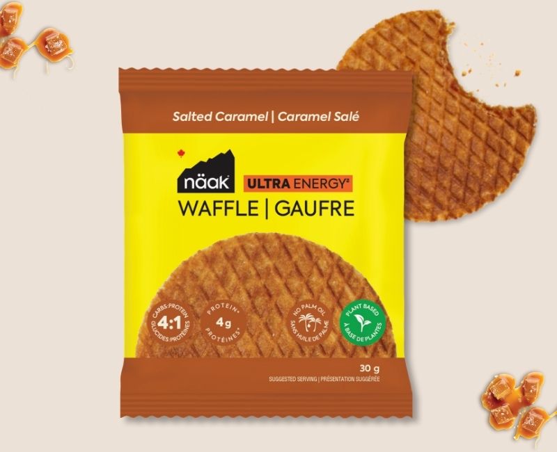 NAAK Ultra Energy Waffle - Salted Caramel (4pk)